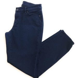 LOFT Dark Curvy Skinny Womens Jeans, Size 10